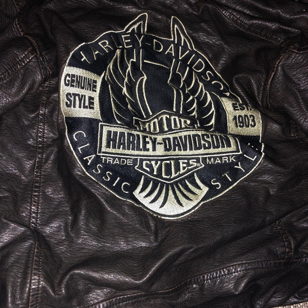 Kids Harley Davidson Leather Jacket